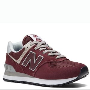 New Balance Women's Sneakers in Burgundy and Gray